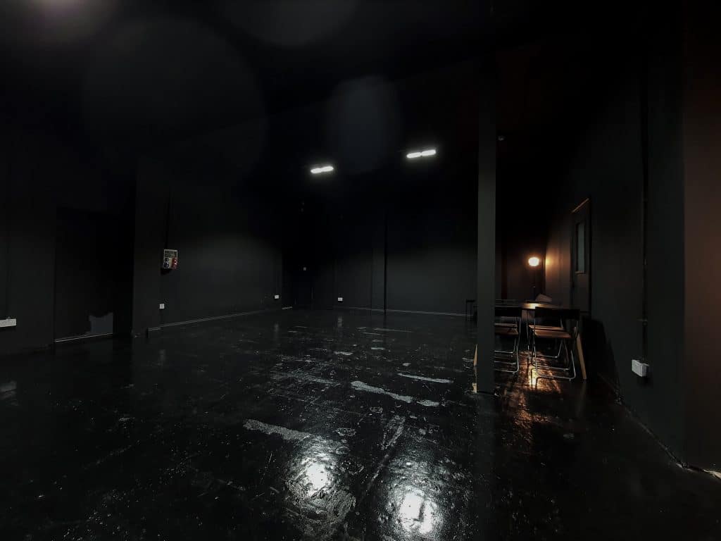 blackout studio for filming